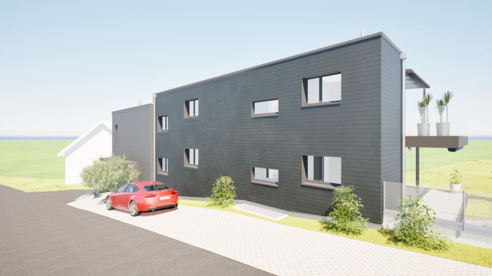 Exklusive 4.5 Zimmer Gartenwohnung mit Fernsicht (Neubau) - Nordseite