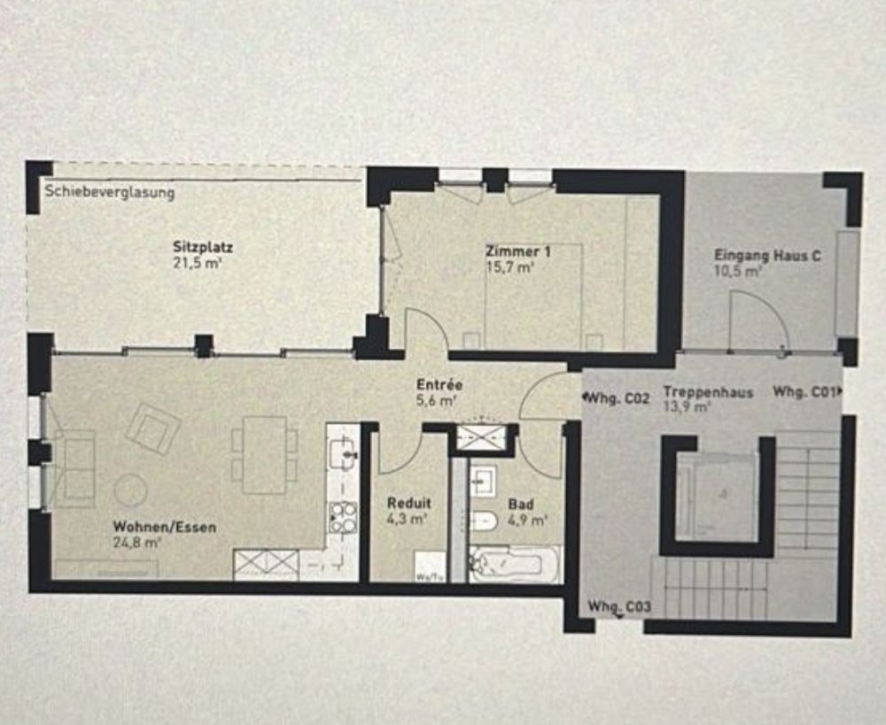 Traumhafte 2.5-Zimmer-Wohnung in Wettingen - Bild 8