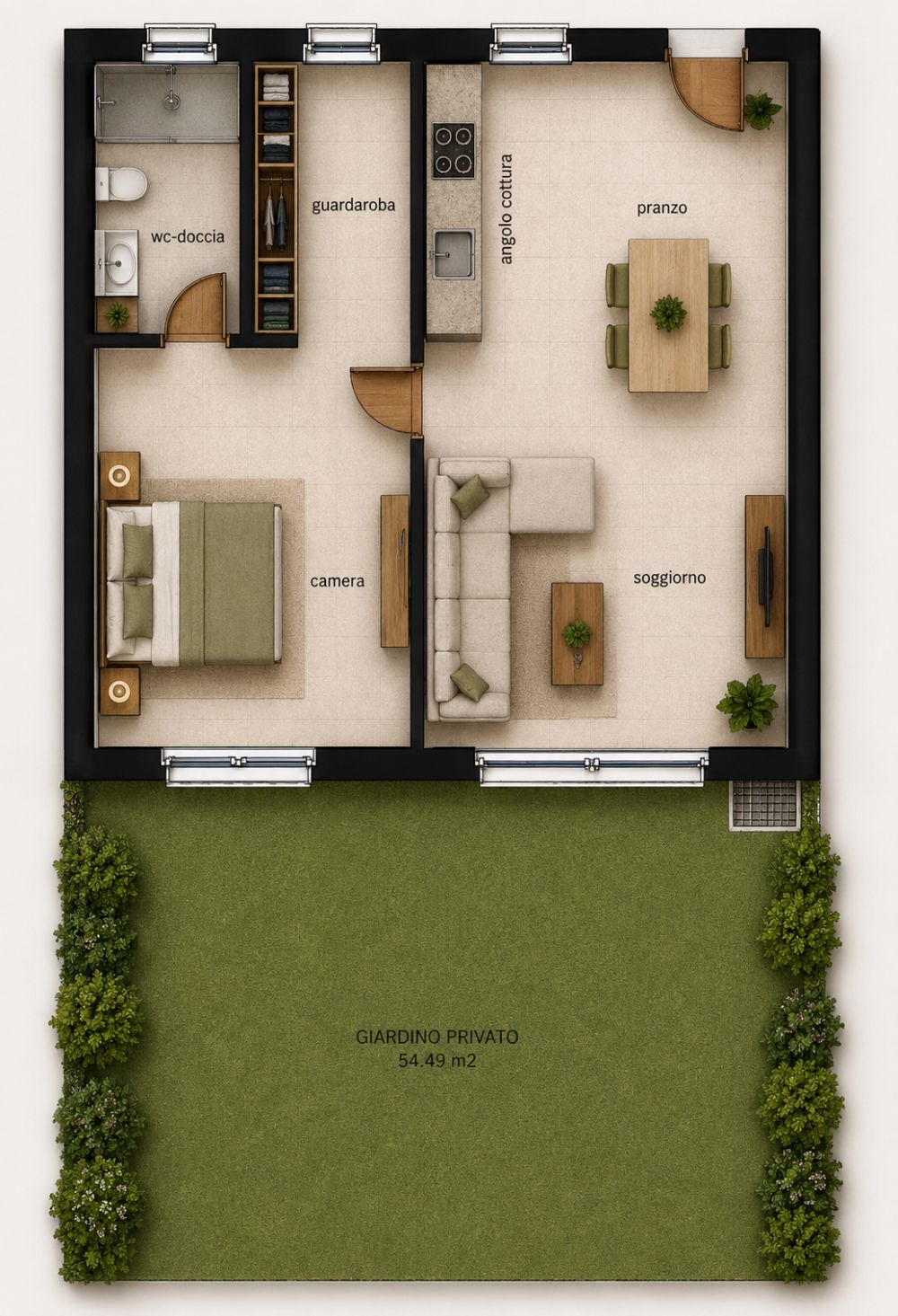 Moderne 2.5-Zimmer-Wohnungen zur Miete – Balerna - Bild 6