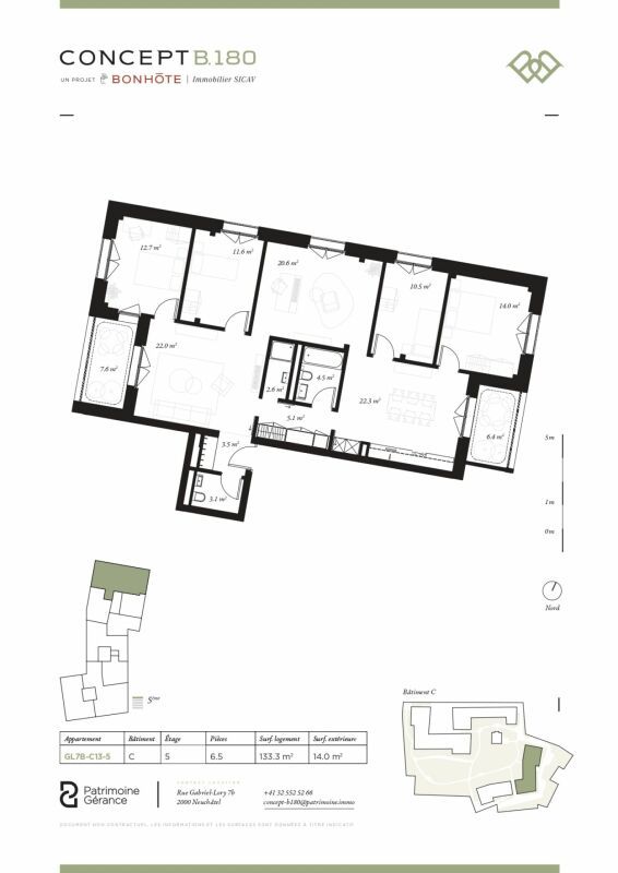 Découvrez Concept B.180 - Appartement neuf de 6.5 pièces avec loggias - Bild 6