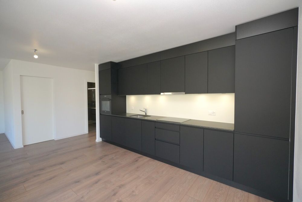 APPARTEMENTS NEUF 2.5 PIÈCES  AU 2e ÉTAGE À SIERRE - Cuisine ouverte sur le séjour