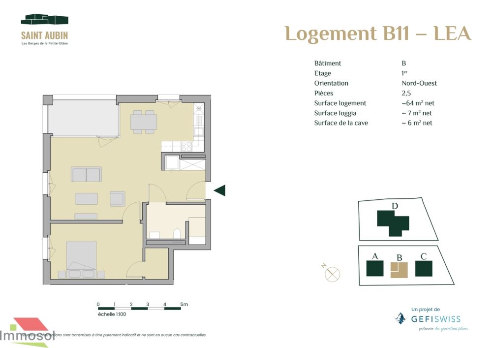 Appartement Sénior(s) - 2,5 pièces avec loggia - Neuf ! - Bild 4