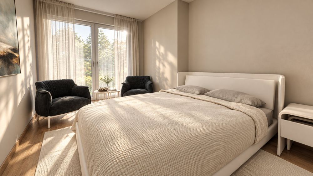 Moderne 3.5-Zimmer-Neubauwohnung mit Balkon und Kamin in Grenchen - Bild 13