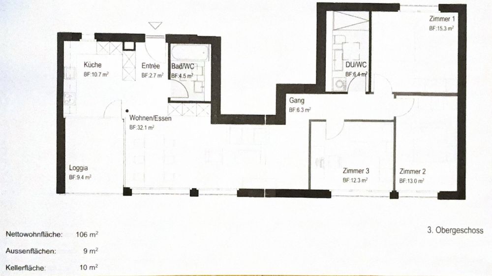 Hochwertige Neubau Dachgeschosswohnung in Brugg AG - Bild 5
