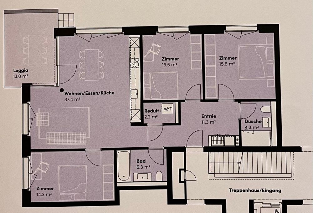 4.5 Zimmer-Wohnung an ruhiger Wohnlage - Bild 9
