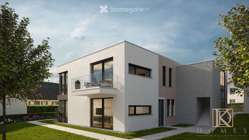 Moderne 4.5-Zimmer-Neubau-Wohnung mit Balkon in Wohlen AG - Bild 1