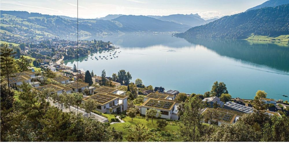Newly built exclusive 2.5-Room Apartment with Panoramic Lake View & Private Lake Access – Oberägeri - Bild 12