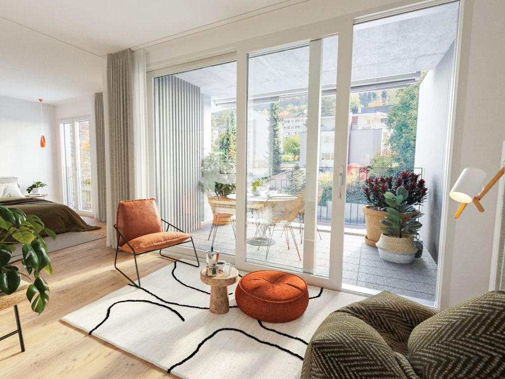 Erstvermietung KESSLERPLATZ  Urbanes Wohnen in der Stadt Schlieren - Wohnbereich