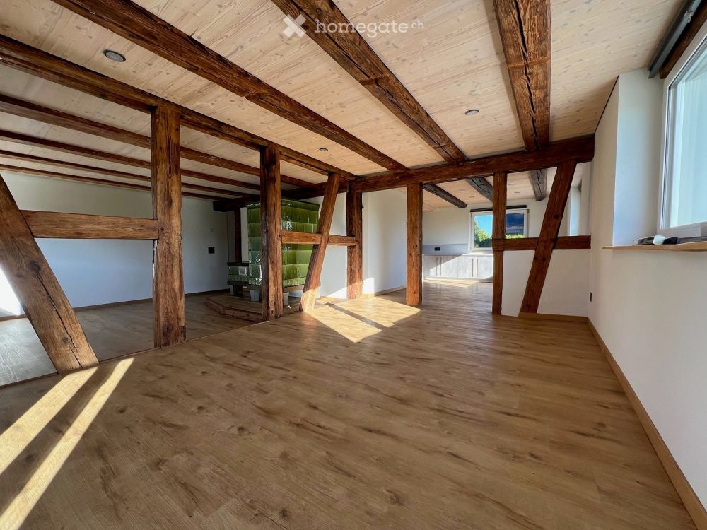 Lichtdurchfluteter Traum-Altbau 2024 60 m² Wellness-Schlafzimmer mit Sauna  in Hugelshofen - Bild 5