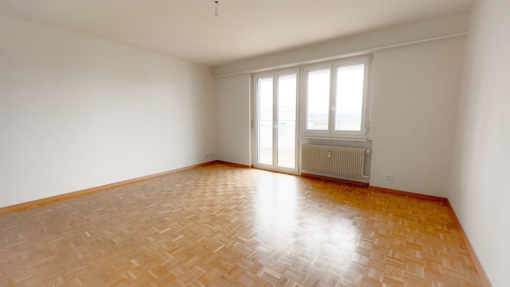 Totalsanierte 4 Zimmerwohnung mit grossem Balkon - Wohnzimmer