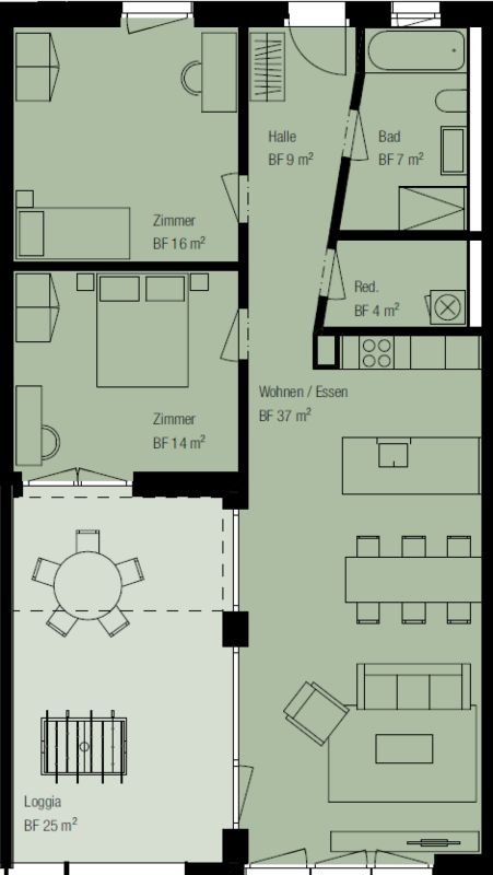 Neuwertige 3.5 Zimmer-Wohnung im Zentrum von Appenzell - Bild 10