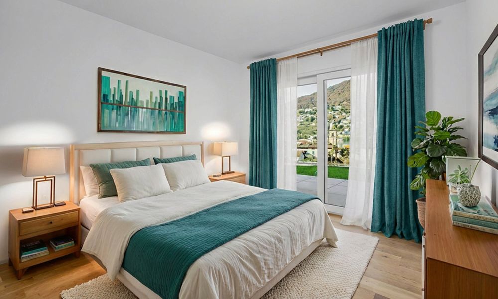 AFFITTASI BEL 4.5 LOCALI CON GIARDINO E VISTA LAGO A BRUSINO - Bild 5