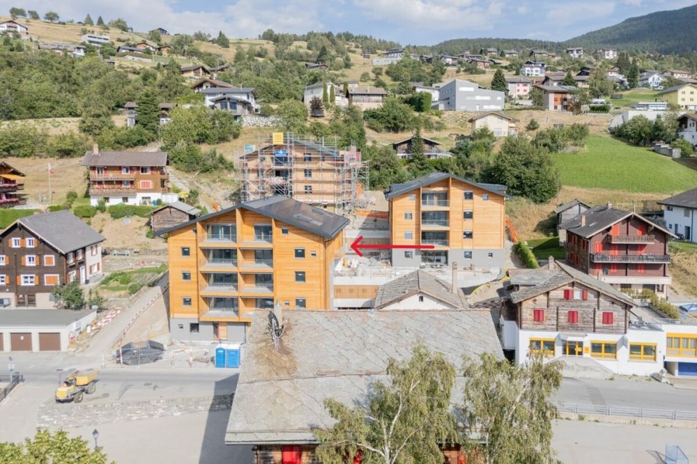 3.5-Zimmerwohnung zur Miete (Erstbezug): Neubau Hasol in Bürchen - Bild 1