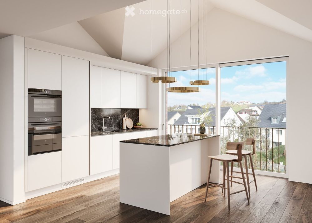 1. Vermietung | 4.5-Zimmer-Dachwohnung mit Panoramaaussicht und exklusivem Ausbaustandard - Bild 4
