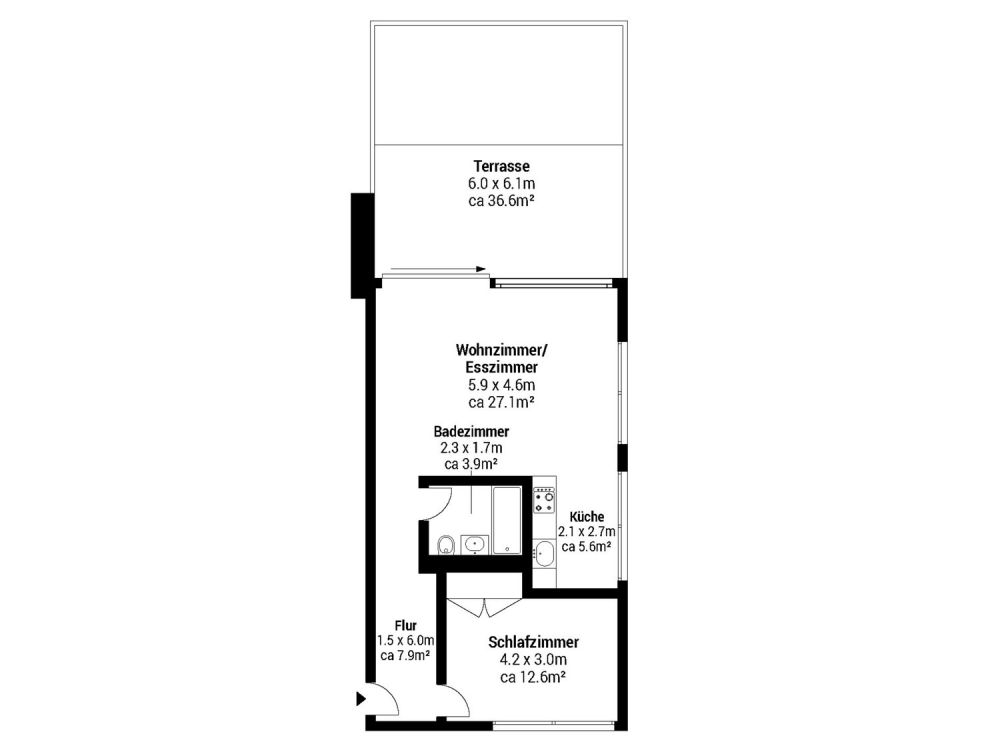 Apartments mit Designer Möblierung und voller Seesicht in Horgen/Zürich/Zug/Pfäffikon. - Bild 5