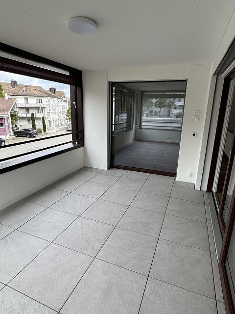moderne 3.5-Zimmerwohnung im Zentrum von Münchwilen - Terrasse