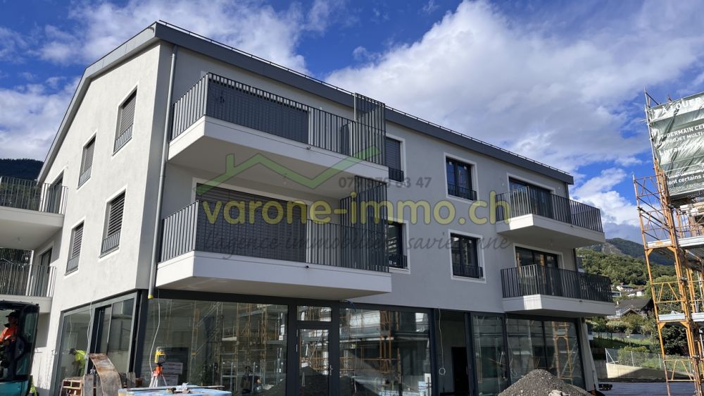 À LOUER à Saint-Germain / Savièse - 4.5 pces - Bâtiment en cours de construction