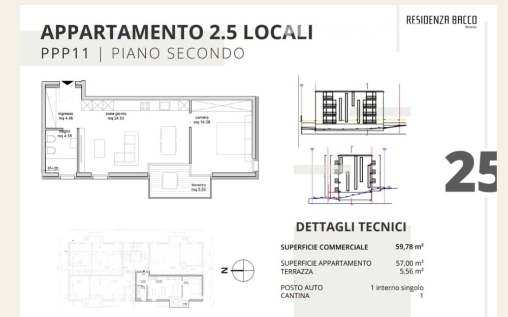 Nuovo 2, 5 locali tutto compreso - Bild 1