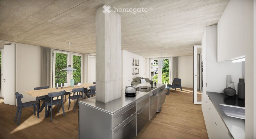 Moderne, helle 4.5-Zimmer-Wohnung in Neubau mit Weitsicht - Bild 1