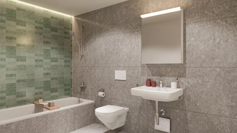 Die 2. Bauetappe im Tribsche - jetzt bewerben! - Badezimmer