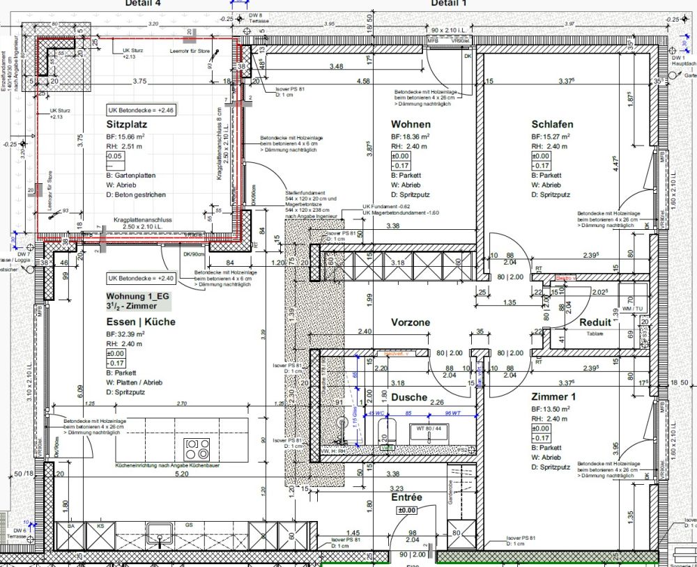 Moderne 3.5-Zimmer-Neubauwohnung mit eigenem Garten in familienfreundlichem Quartier in Biberist - Bild 2