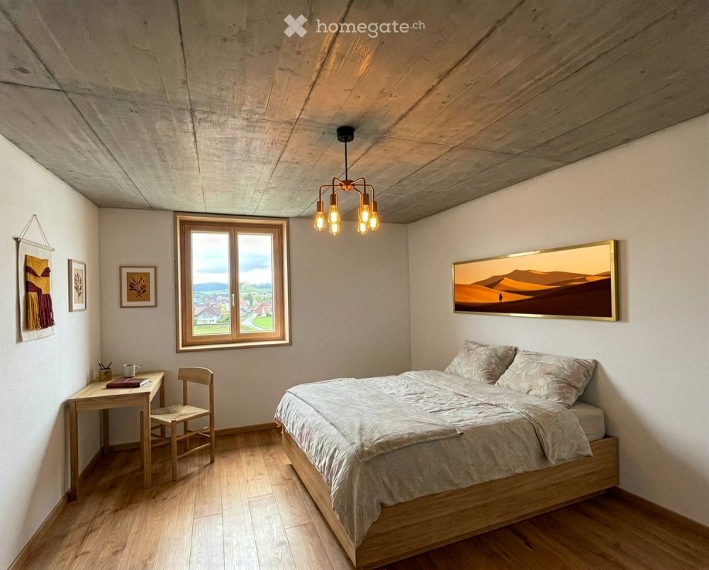 Moderne 4.5-Zimmer-Neubauwohnung mit Balkon, Laubengang und schöner Aussicht in Seedorf BE - Bild 3