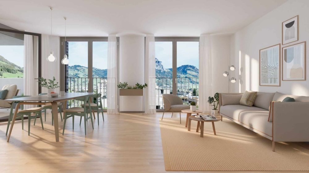 Leben an zentraler Lage, umgeben von einer wundervollen Naturpracht. - Wohnzimmer