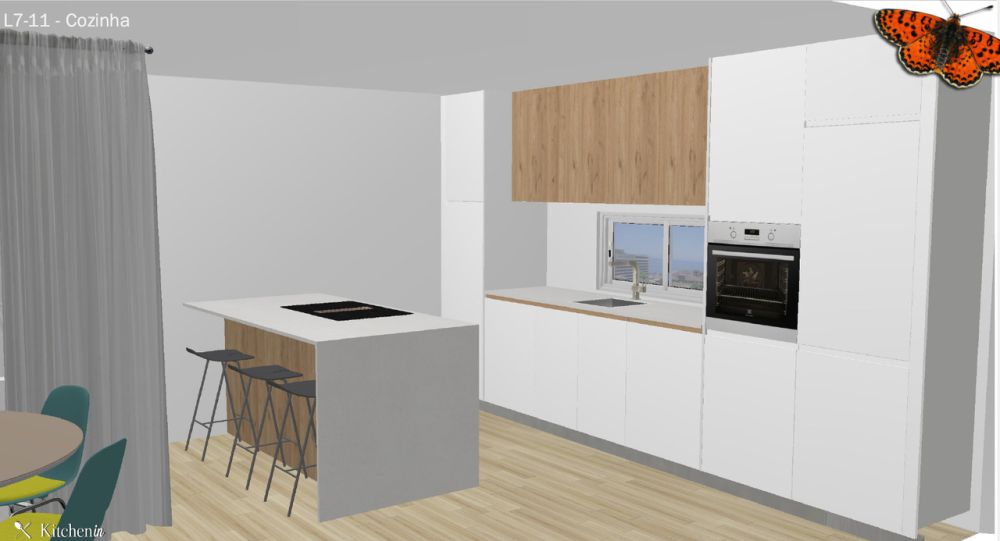 4 ½ PIÈCES - Neuf de standing - Cuisine (image de synthèse)