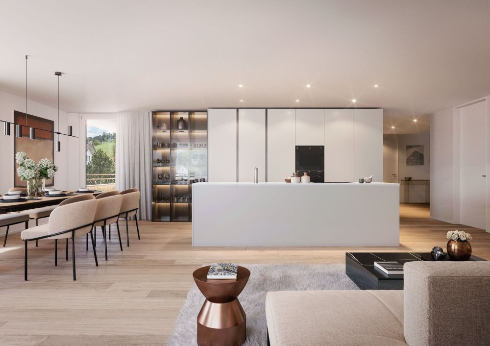 Neubau Attikawohnung mit Blick über den See - Bild 2