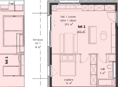 À LOUER -APPARTEMENT NEUF DE 2,5 PIÈCES AVEC JARDIN PRIVATIF - Bild 2