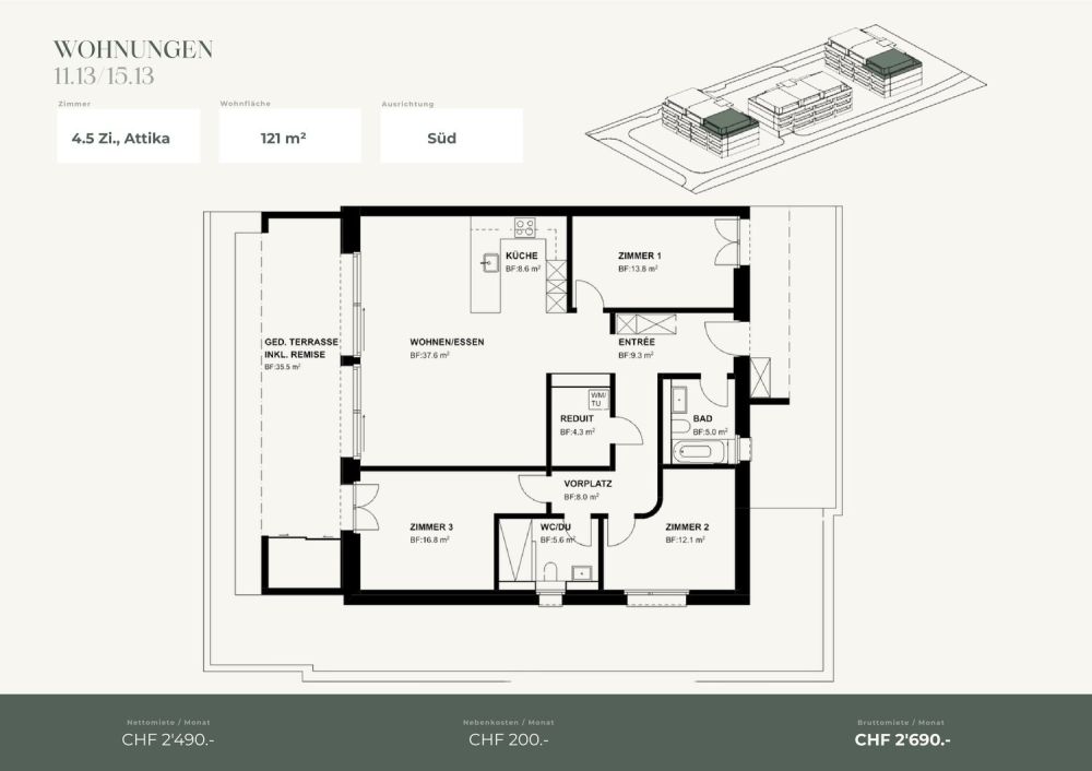 Ihr neues Zuhause in Niederuzwil - 4.5-Zimmer-Neubauwohnungen - Bild 9