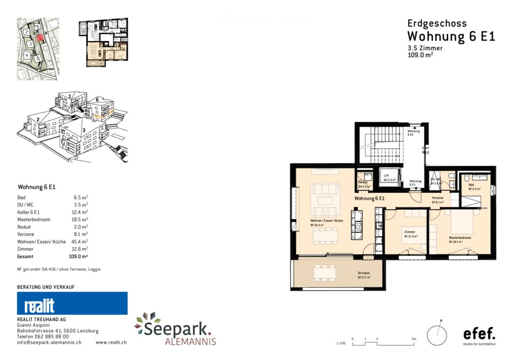 Wohnen am Hallwilersee mit Berg- und Seesicht – moderne 3.5-Zimmer-Wohnung im Erdgeschoss - Bild 4