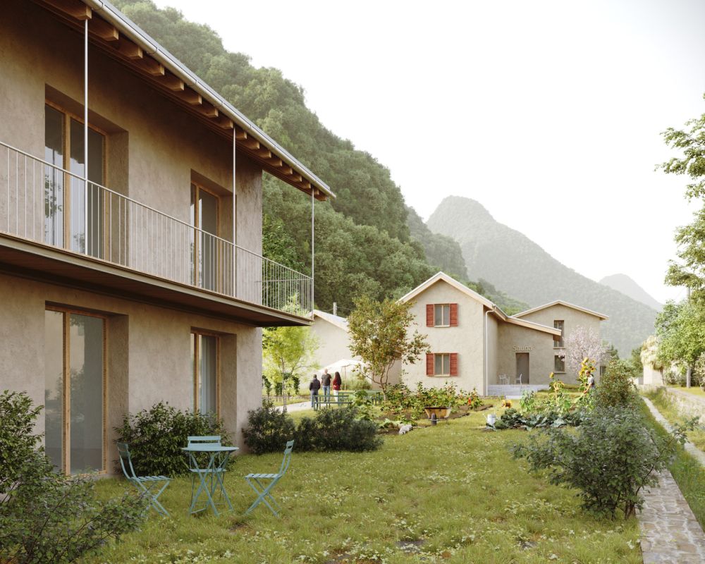 Genossenschaftliche Neubau-Siedlung mit 1½ - 3½ Zimmerwohnungen - Bild 1