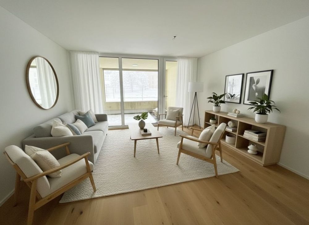 Appartements neu von 2,5 Zimmern mit Loggia - Moderner Komfort, Nachhaltigkeit und Lebensqualität im Herzen des Dorfes - Bild 2