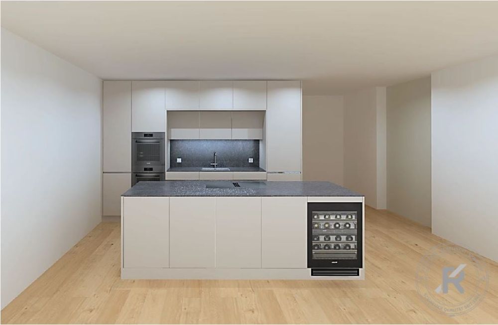 Erstvermietung - Attraktive 3.5-Zimmerwohnung am See in Buochs - Visualisierung Küche EG