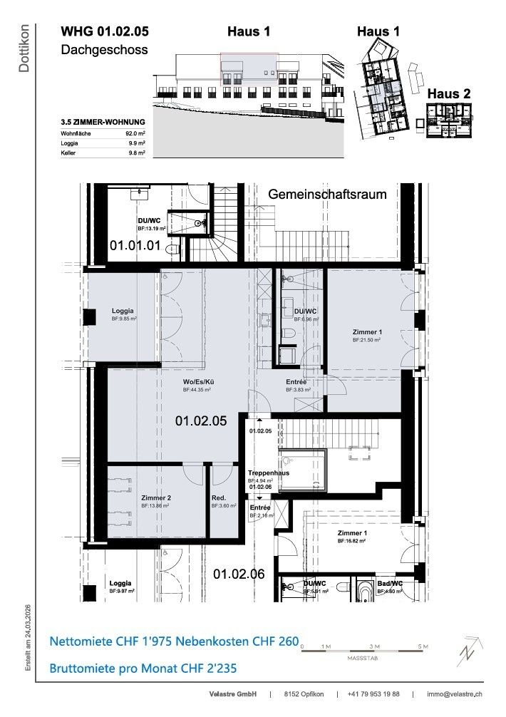 Letzte 3.5-Zimmer-Dachwohnung - Bild 4