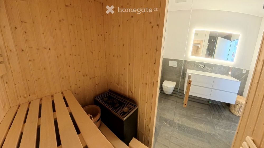 3½ Zimmer mit eigener Sauna und Kühlung — Neubau 2024 - Bild 11