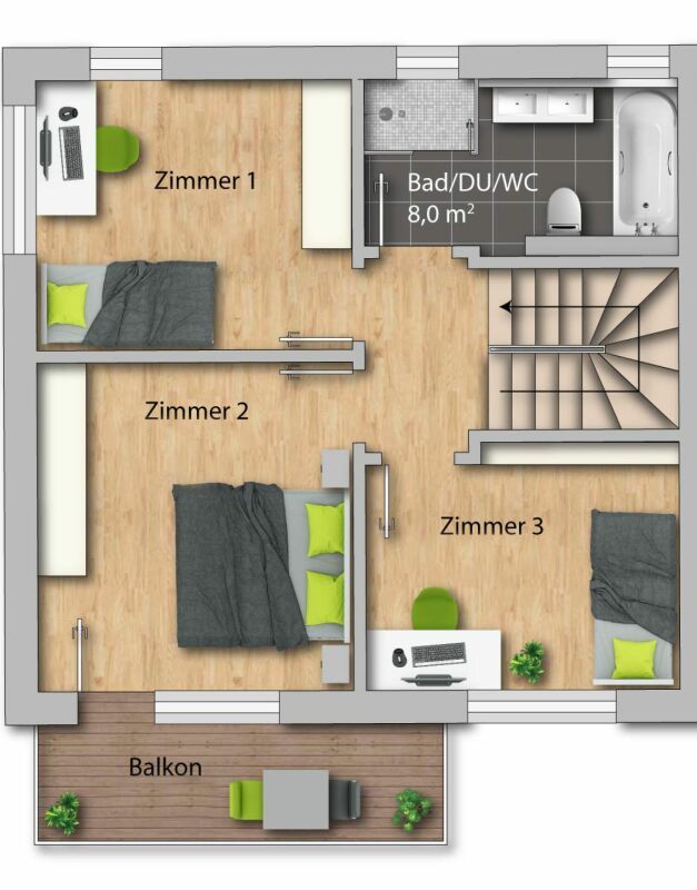 Upgrade your Living! Einfamilienhaus mit hohem Ausbaustandard und vielen Extras - OG - Einfamilienhaus Bahnhofstrasse 50a