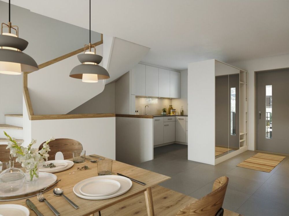 Moderne 5.5-Zimmer-Reihenhäuser mit Garten in Ettingen - Erstbezug - Bild 2