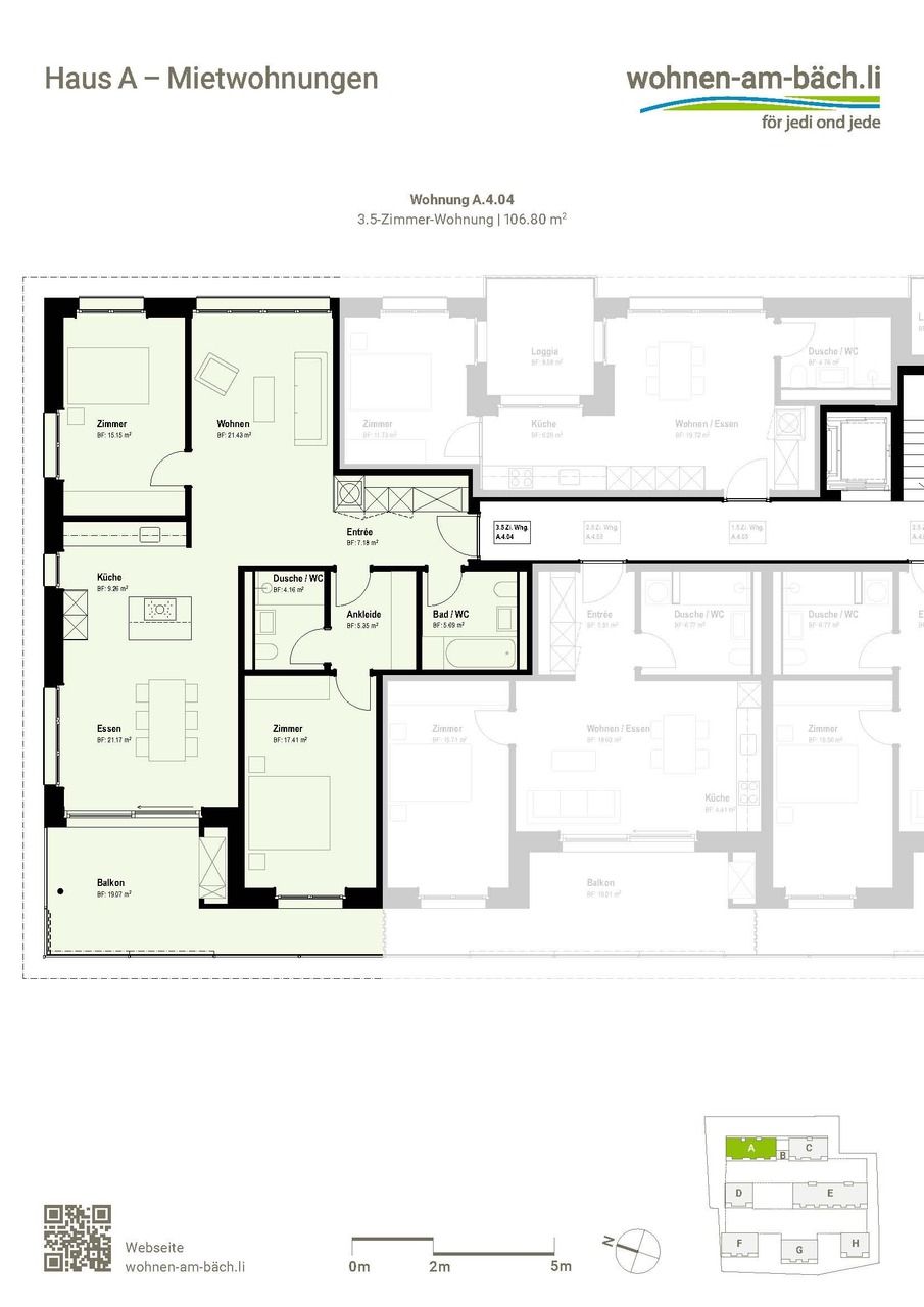 Wohnen am Bächli  Erstvermietung - 3.5-Zimmerwohnung mit Stil - Bild 9