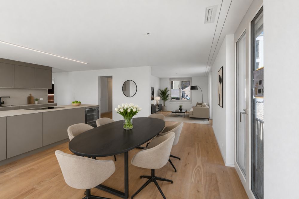 TILIA NEUBAU | Wohnen mit 180° Seesicht - 3.5-Zimmer mit 111 m2 NWF - Bezugsbereit ab Mitte Oktober 2026 - KI Möblierung