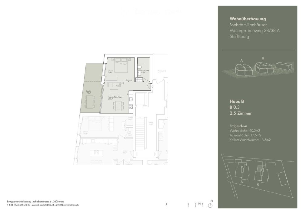 2.5 Zimmer Eigentumswohnung mit 17m2 Terrasse und 50m2 Garten-Sondernutzungszone - Bild 4
