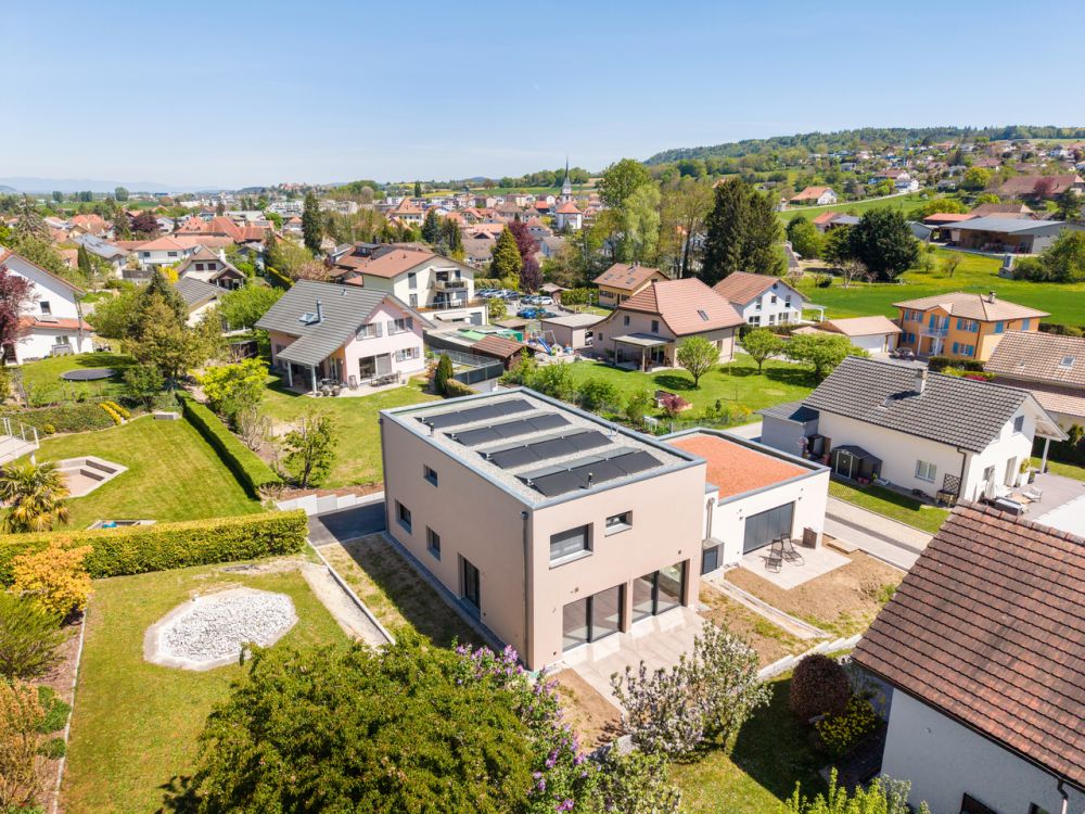 Domdidier, à louer, villa moderne de 6.5 pièces avec jardin ! - Bild 1