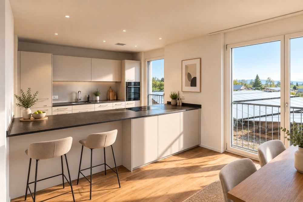Wohnglück im Grünen – grosszügige 4.5-Zimmer-Wohnung in Samstagern - Bild 1