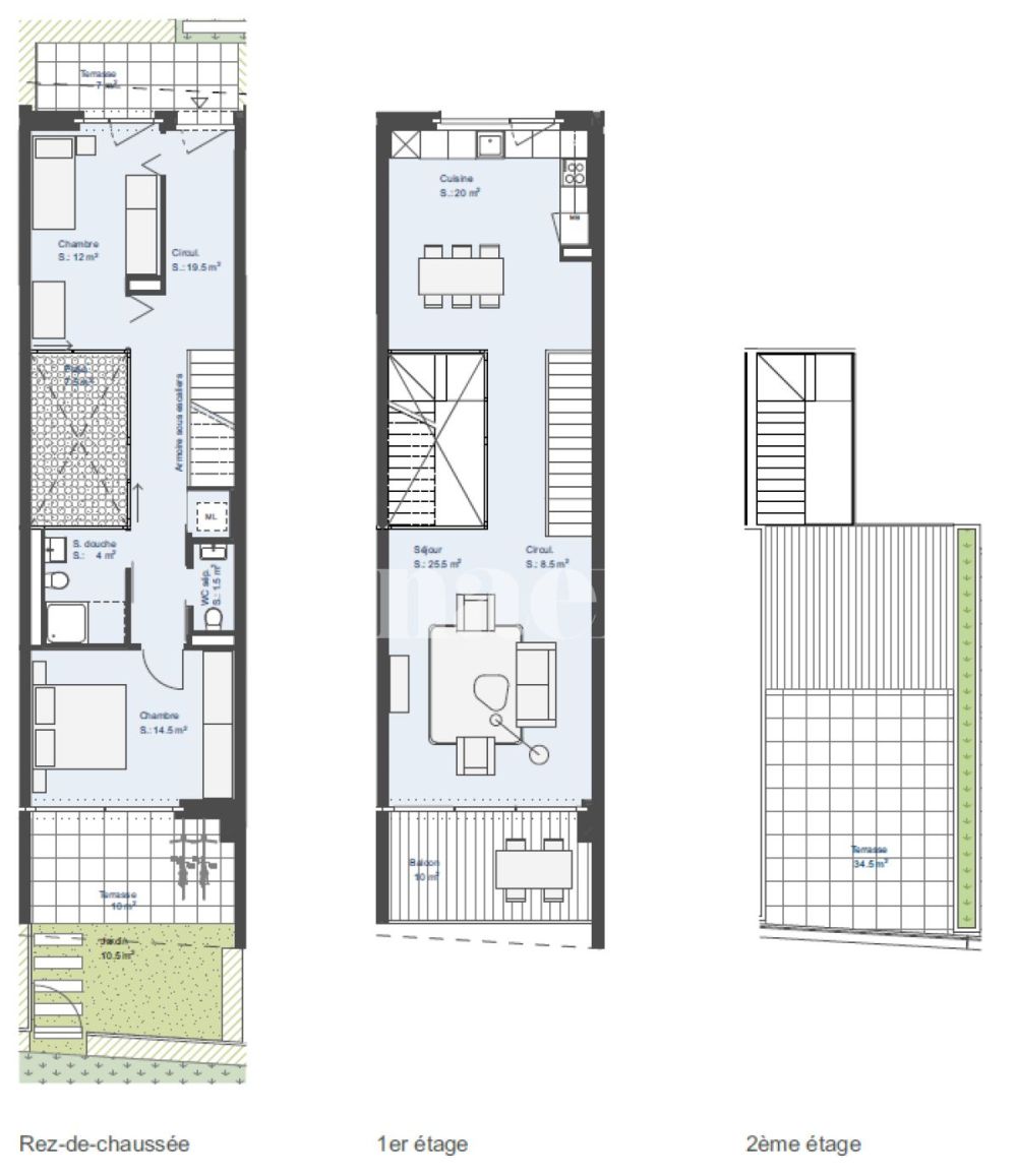Maisons mitoyennes de 3.5 pièces - Bild 13