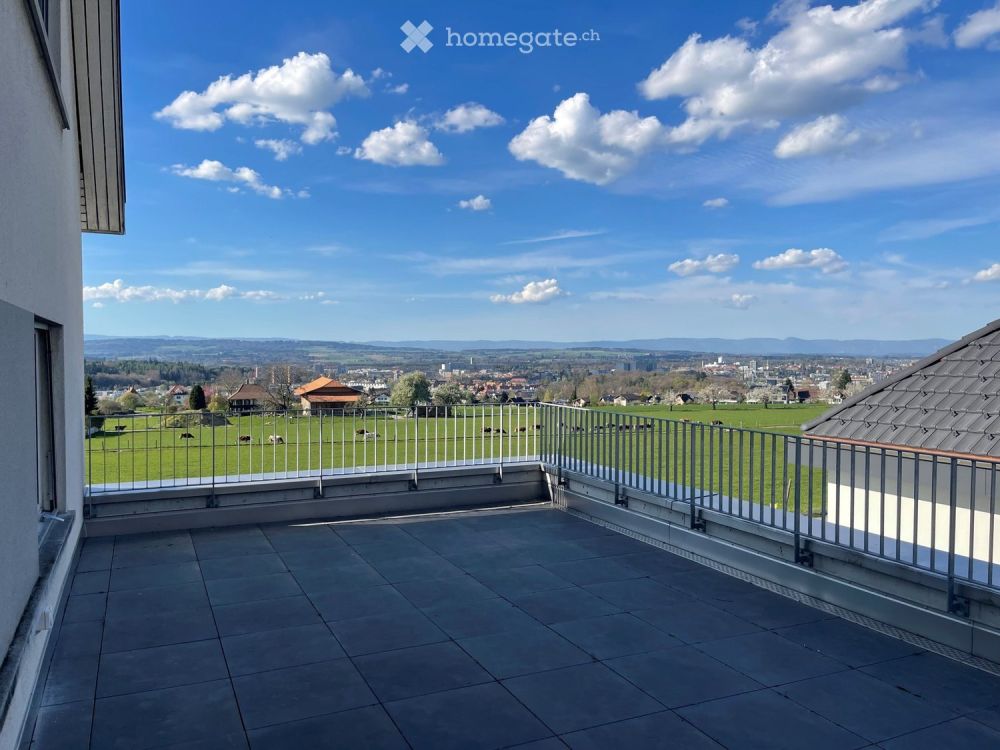 Erstbezug an Toplage mit grosser Dachterrasse mit Weitsicht - Bild 5