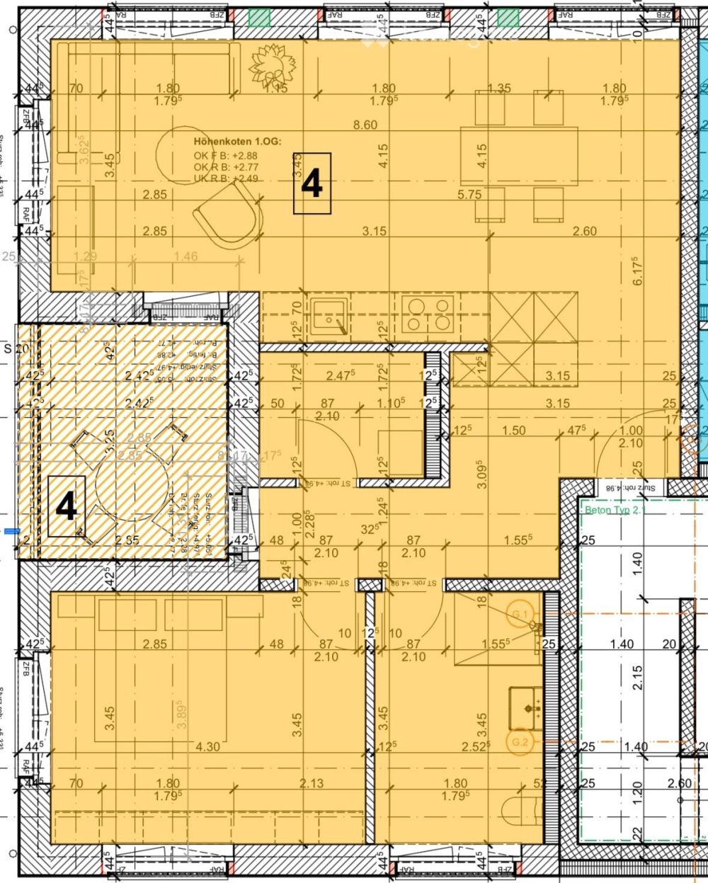 2.5-Zimmer-Neubauwohnung in Schinznach - Bild 5