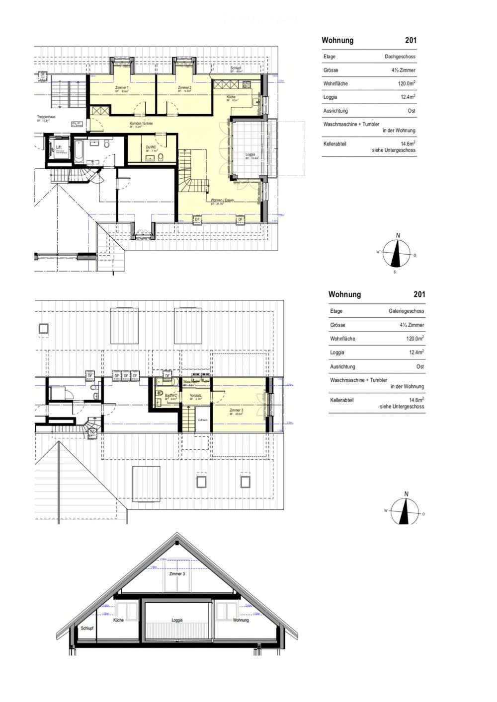 Komfortable 4.5-Maisonette-Wohnung, ruhig und ländlich - Bild 8