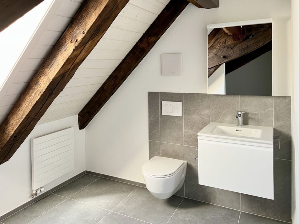 Faszinierende Ausblicke Erstvermietung neuer 4.5-Zimmer-Stadtwohnung - WC