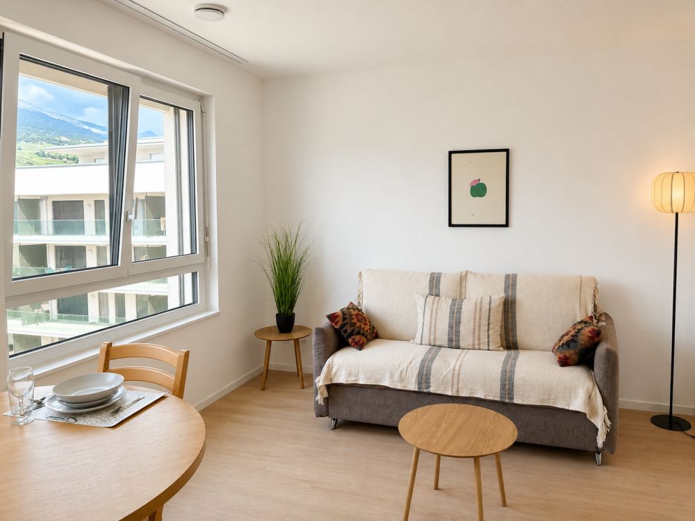 Charmant studio meublé à Sion - Bild 5